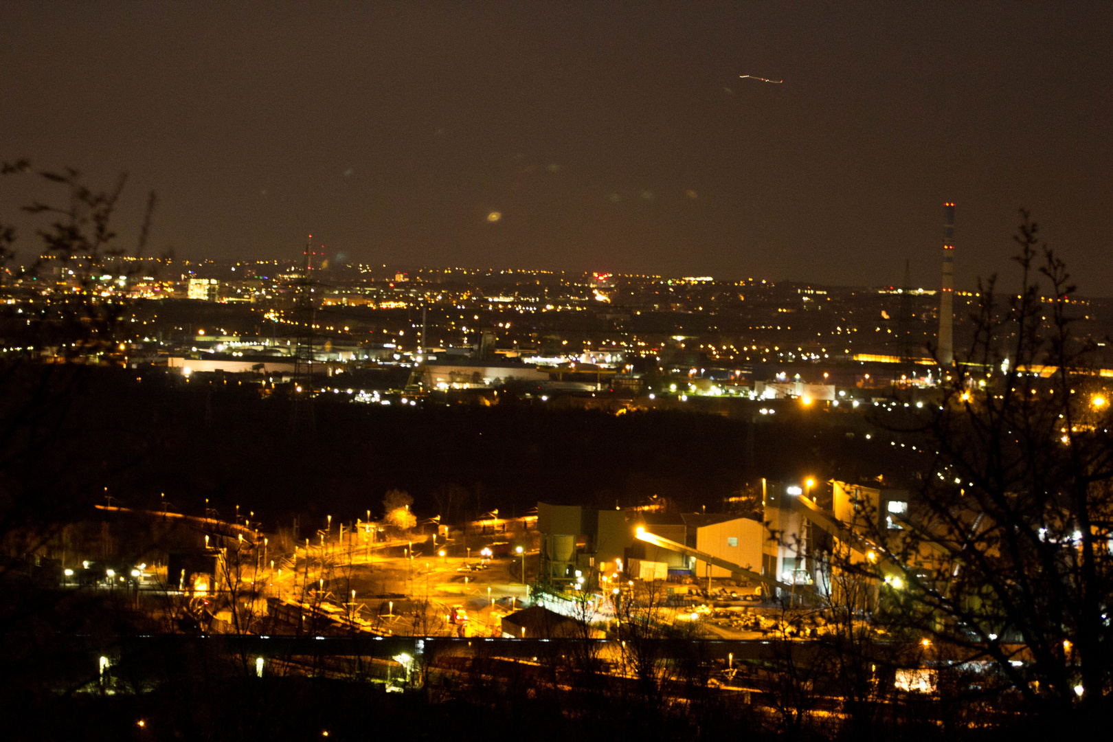 Bottrop bei Nacht