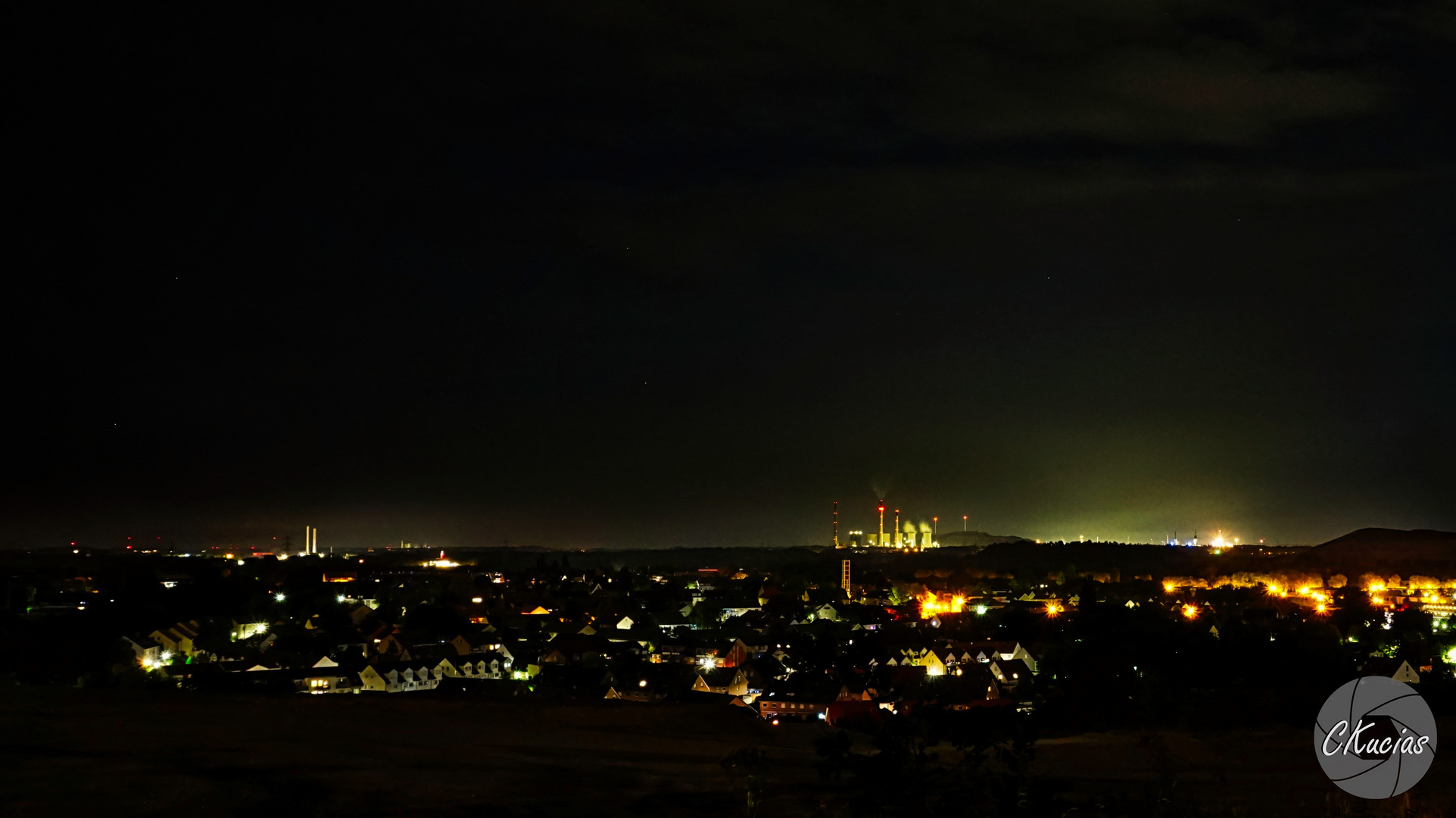 Bottrop bei Nacht