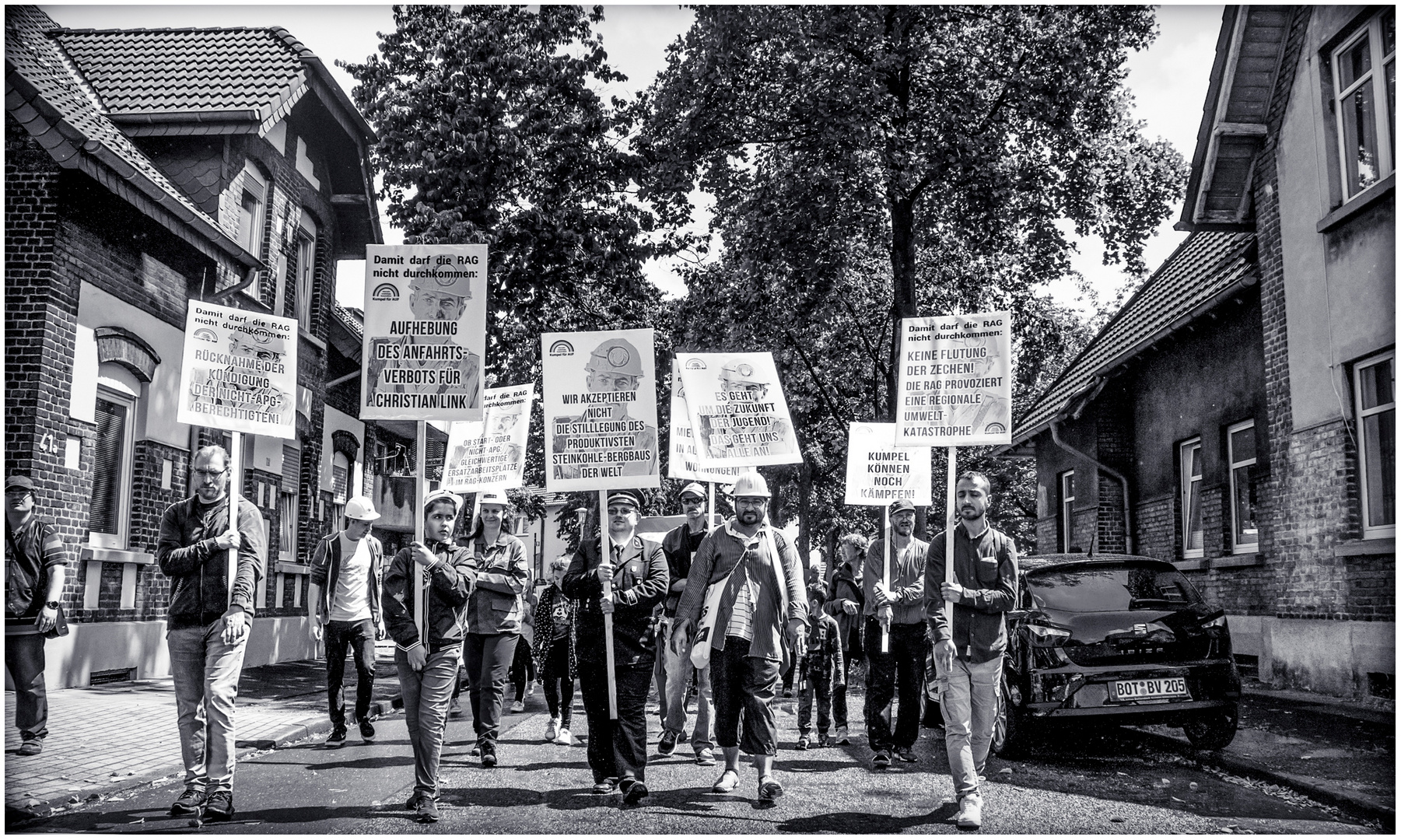 Bottrop, Juni 2019: Bergarbeiter und Umweltschützer demonstrieren - 2