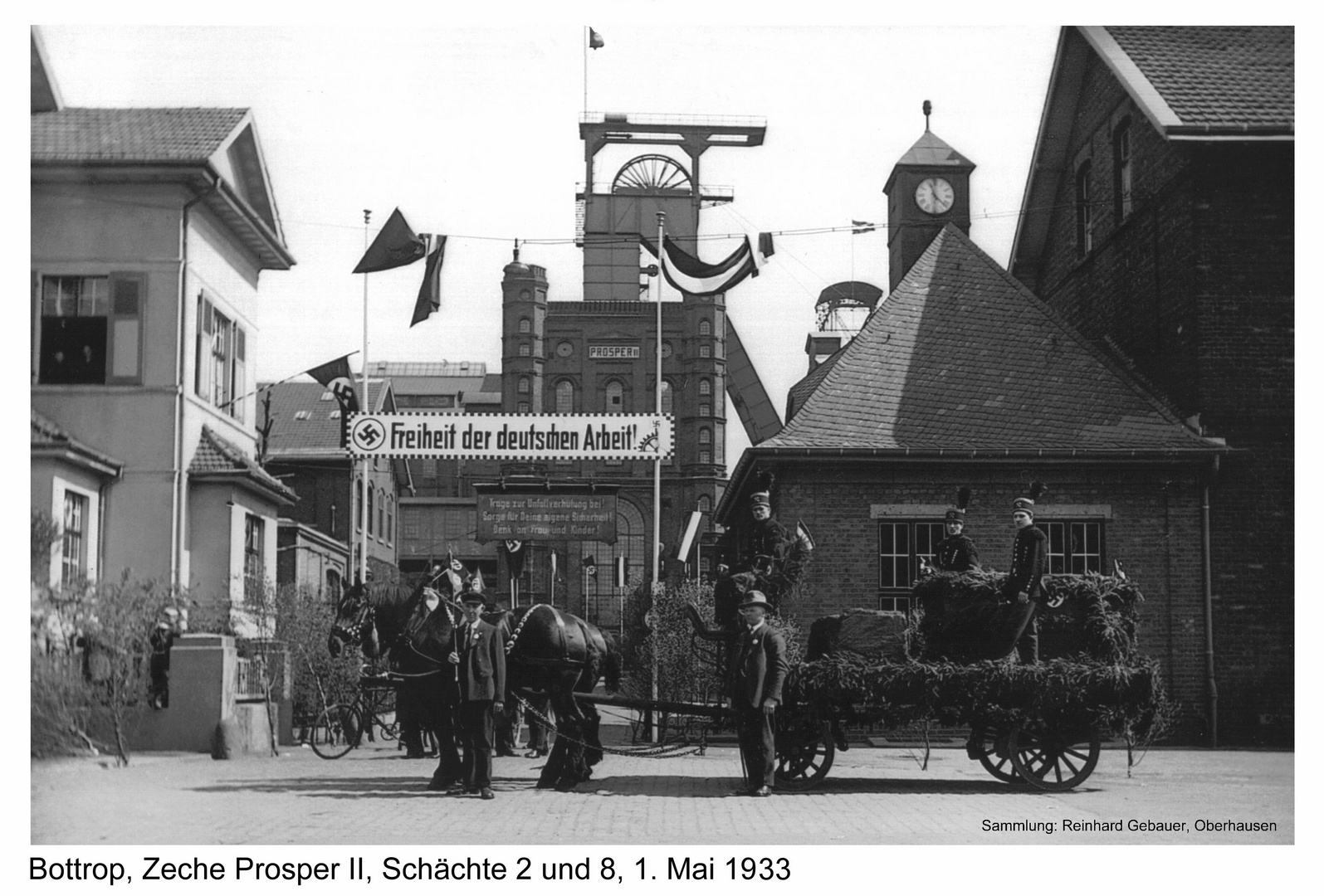 Bottrop, Zeche Prosper II, 1 Mai 1933