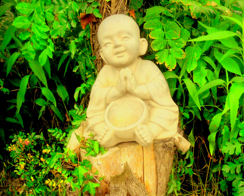 bouddha au jardin