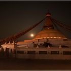 Boudha Stupa bei Vollmond