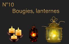  Bougies & lanternes