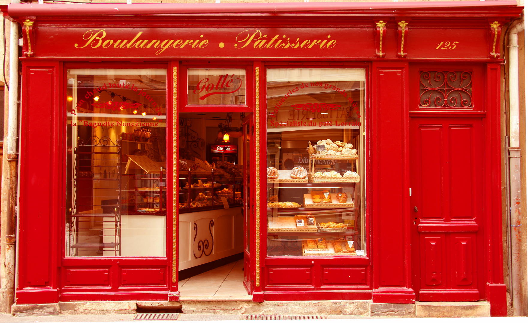 Boulangerie rouge