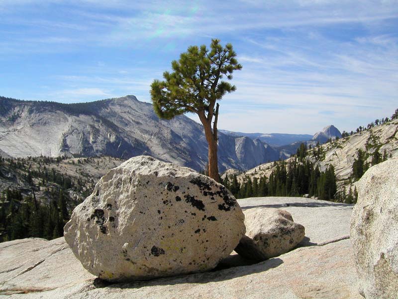 Boulder = Steinbrocken (aus Granit)