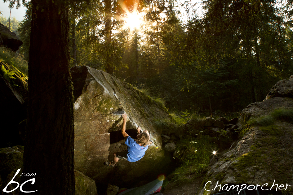 Bouldering in Champorcher