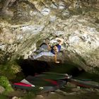 Bouldering in Raven Tor - England