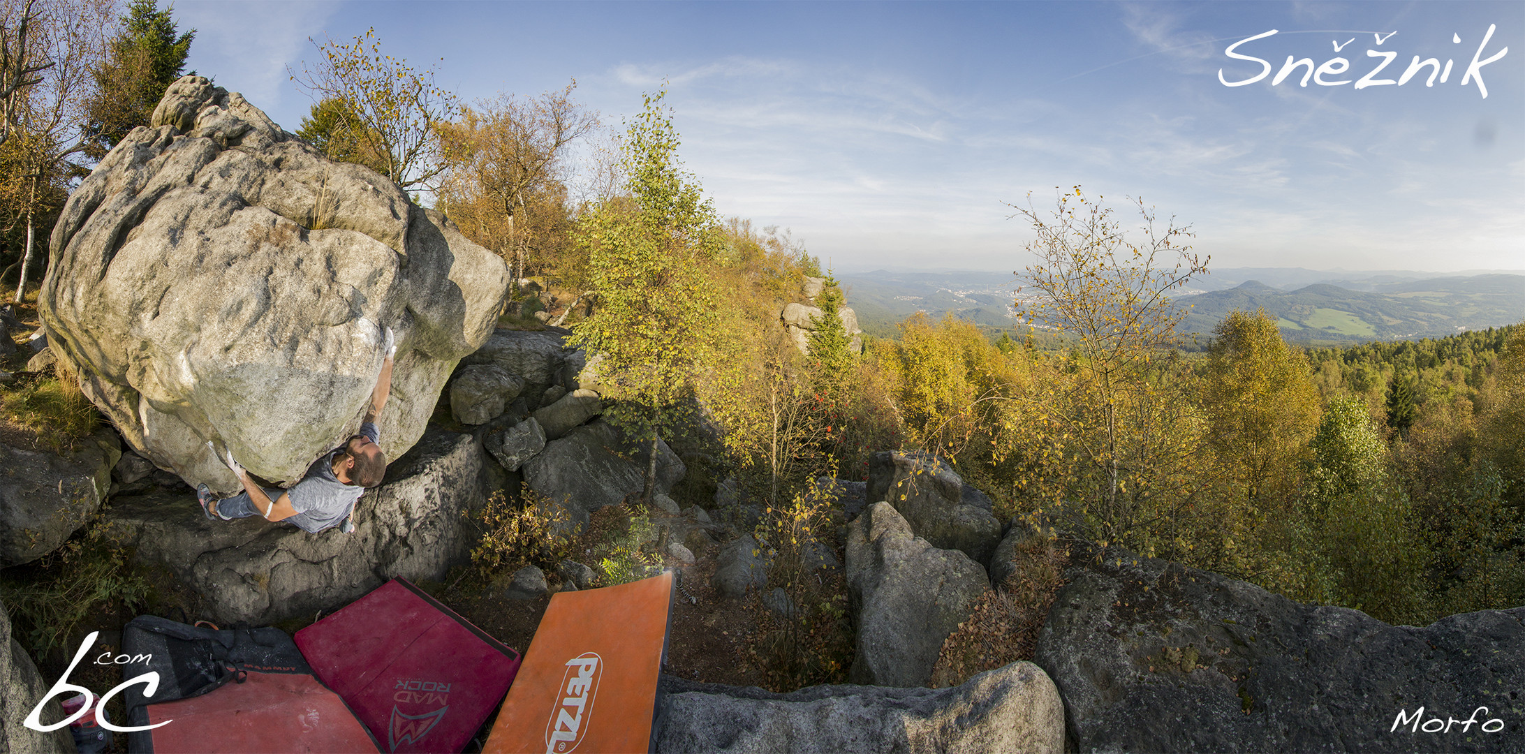 Bouldering in Sneznik / Czech Republic