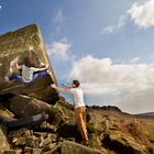 Bouldering in Stanage