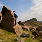 Bouldering in the Roaches - Peak District