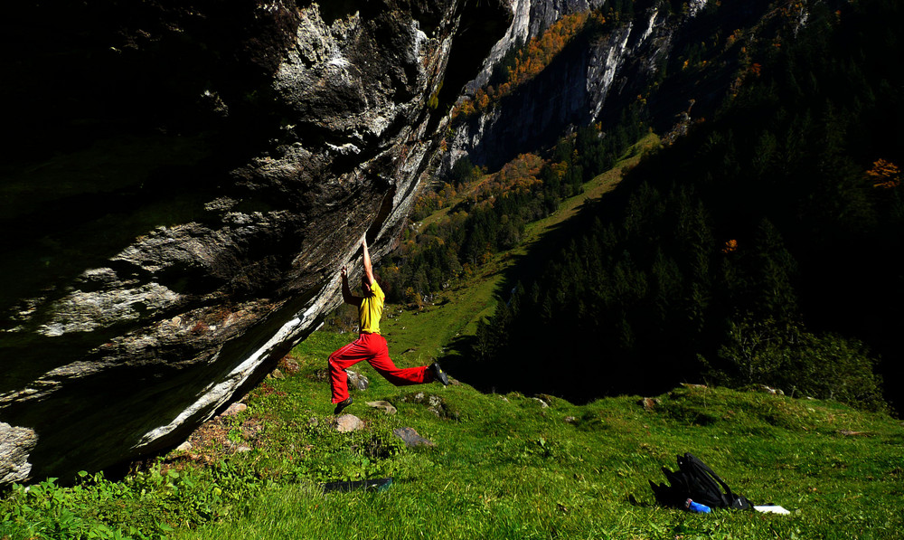 bouldern am saustein