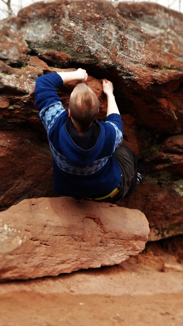 Bouldern am Teufelstisch 2