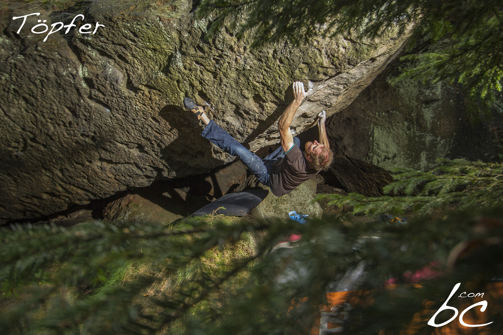 Bouldern am Töpfer / Zittauer Gebirge