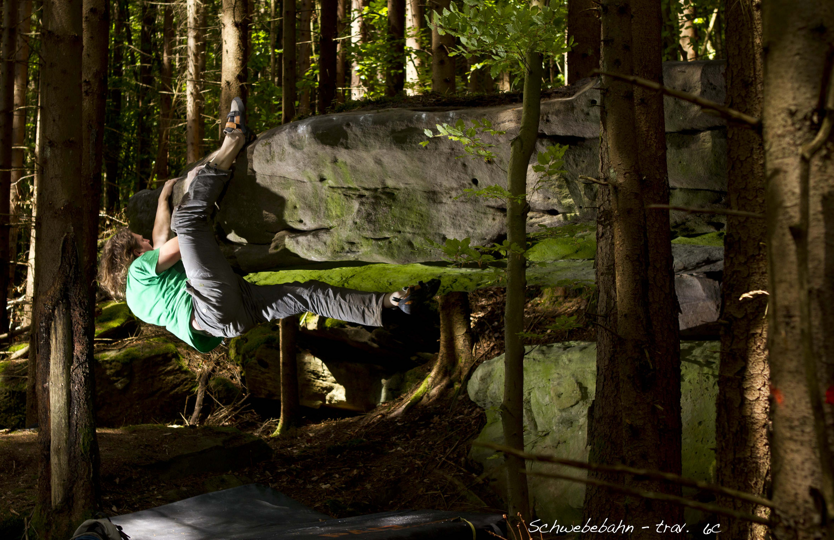Bouldern im Schondratal / Rhön Foto & Bild | sport, berg ...