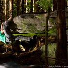 Bouldern im Schondratal / Rhön