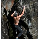 Bouldern in der Herbstsonne