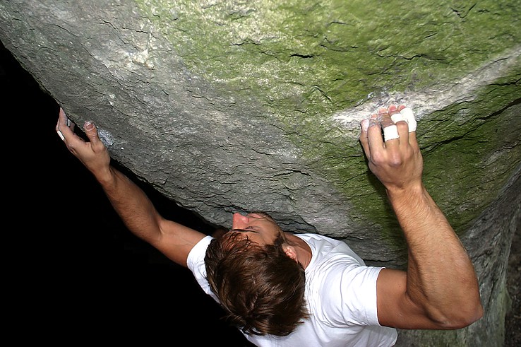 Bouldern in der Königshöhle