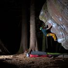 Bouldern in der Nacht