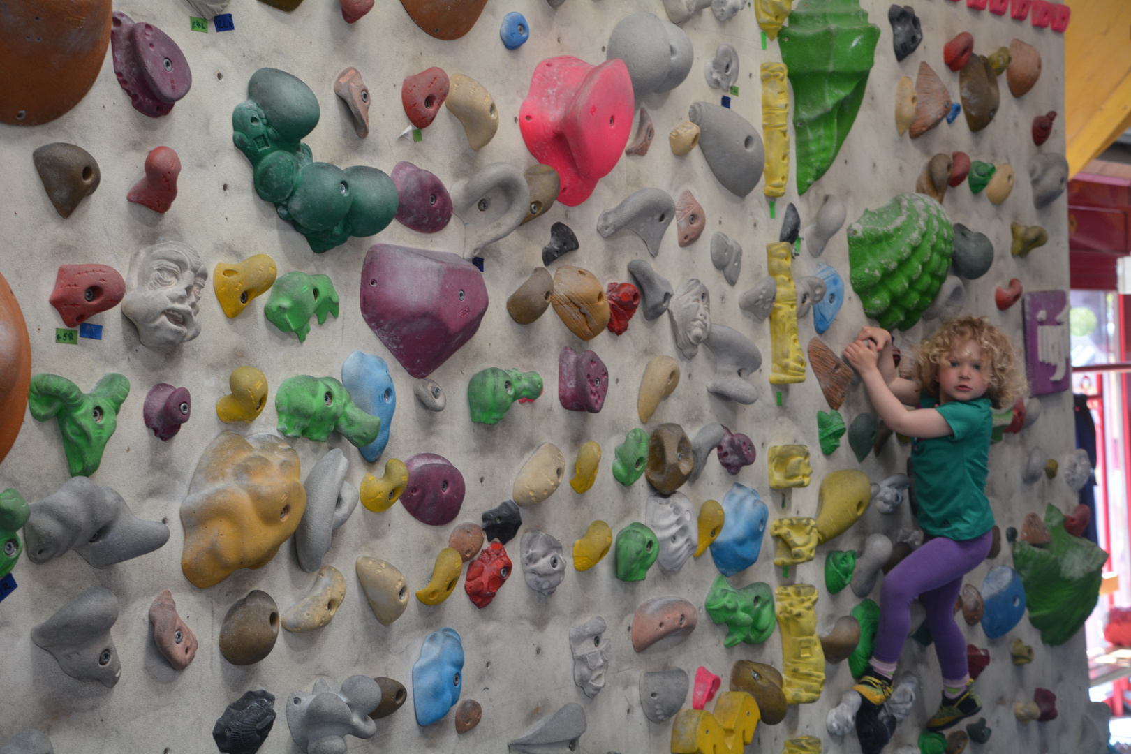 Bouldern ist kinderleicht ;-)