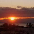 Boule de feu sur le Léman....