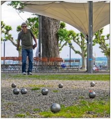 Boule spielen im Stadfgarten