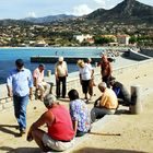 Boule Spieler in Ile Rousse