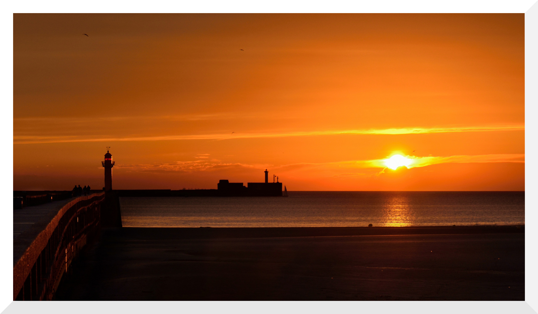 Boulogne-sur-Mer am Abend