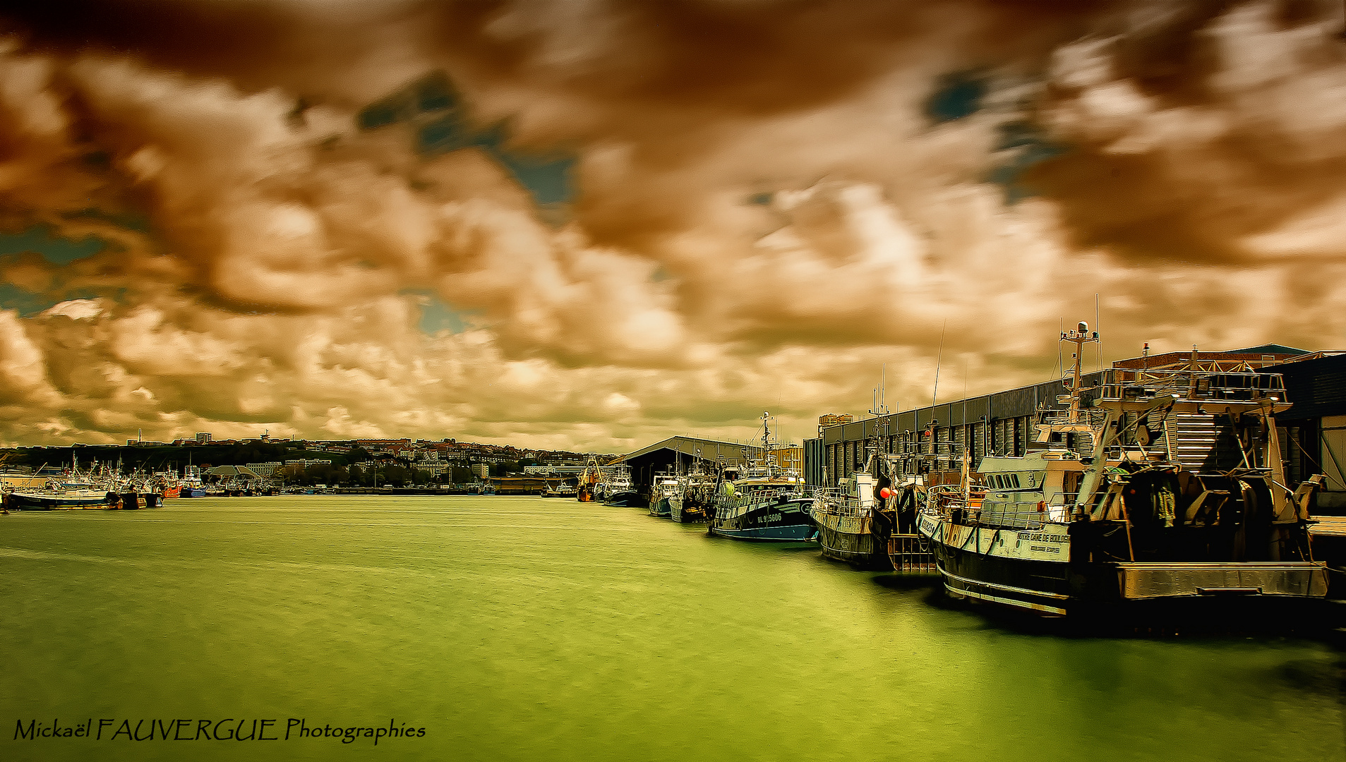 Boulogne sur mer, le port de peche