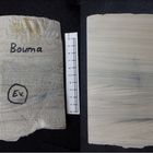 Bouma-Sequenz in einem Gesteins-Handstück der Kreidezeit