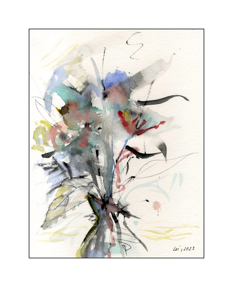 'bouquet d'aquarelle'