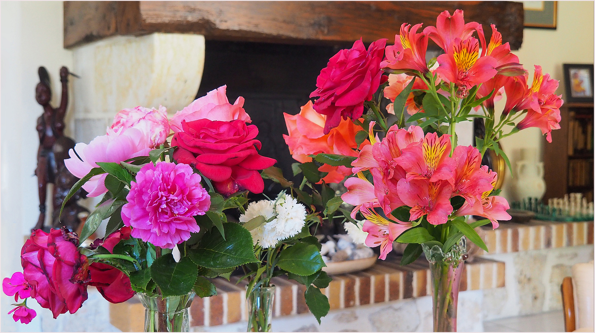 Bouquets de fleurs du jardin