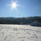 Bourrignon, dans la neige