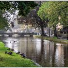 Bourton-on-the-water am frühen Morgen