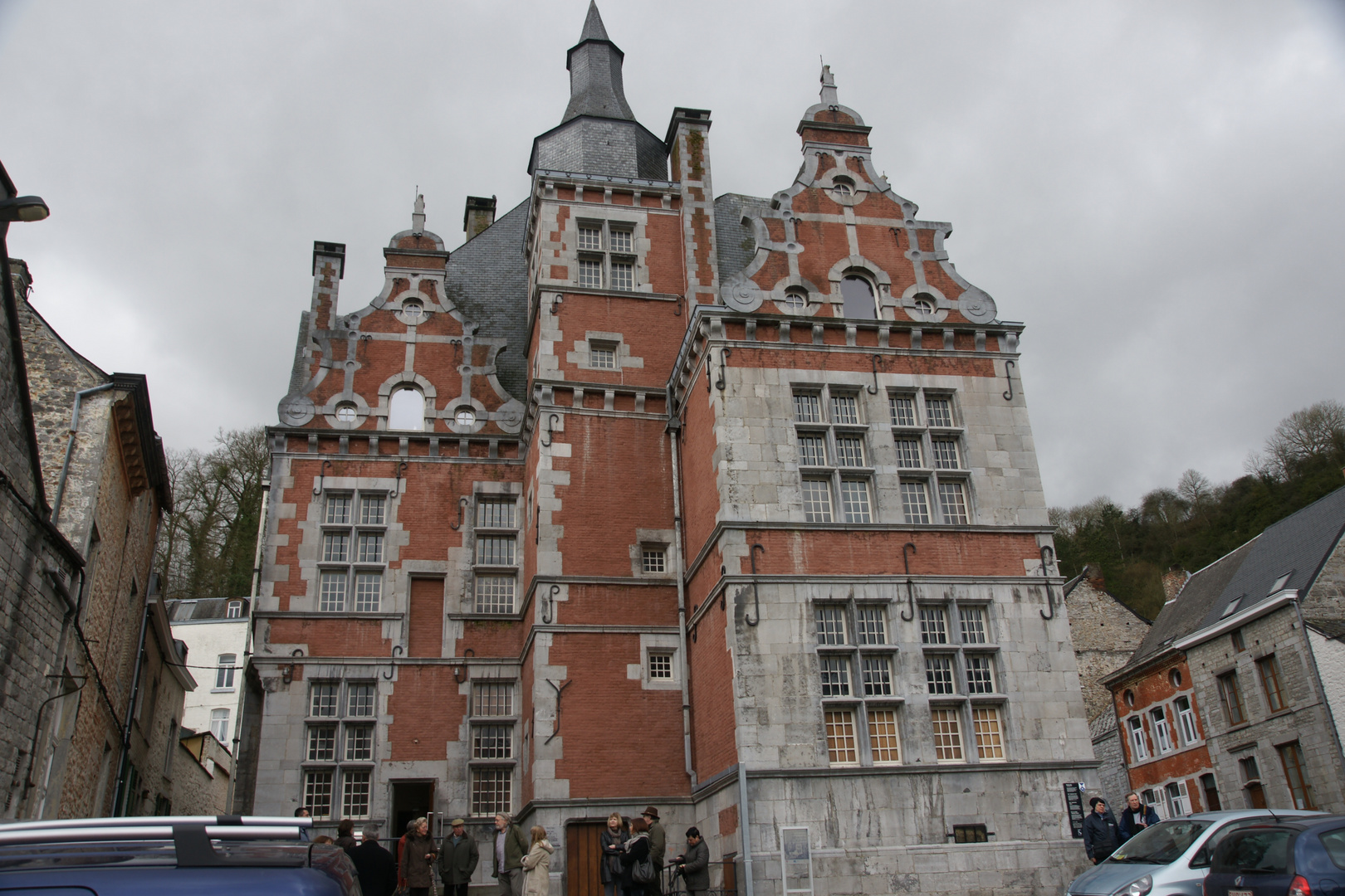 Bouvignes (Dinant) Rathaus, Belgien