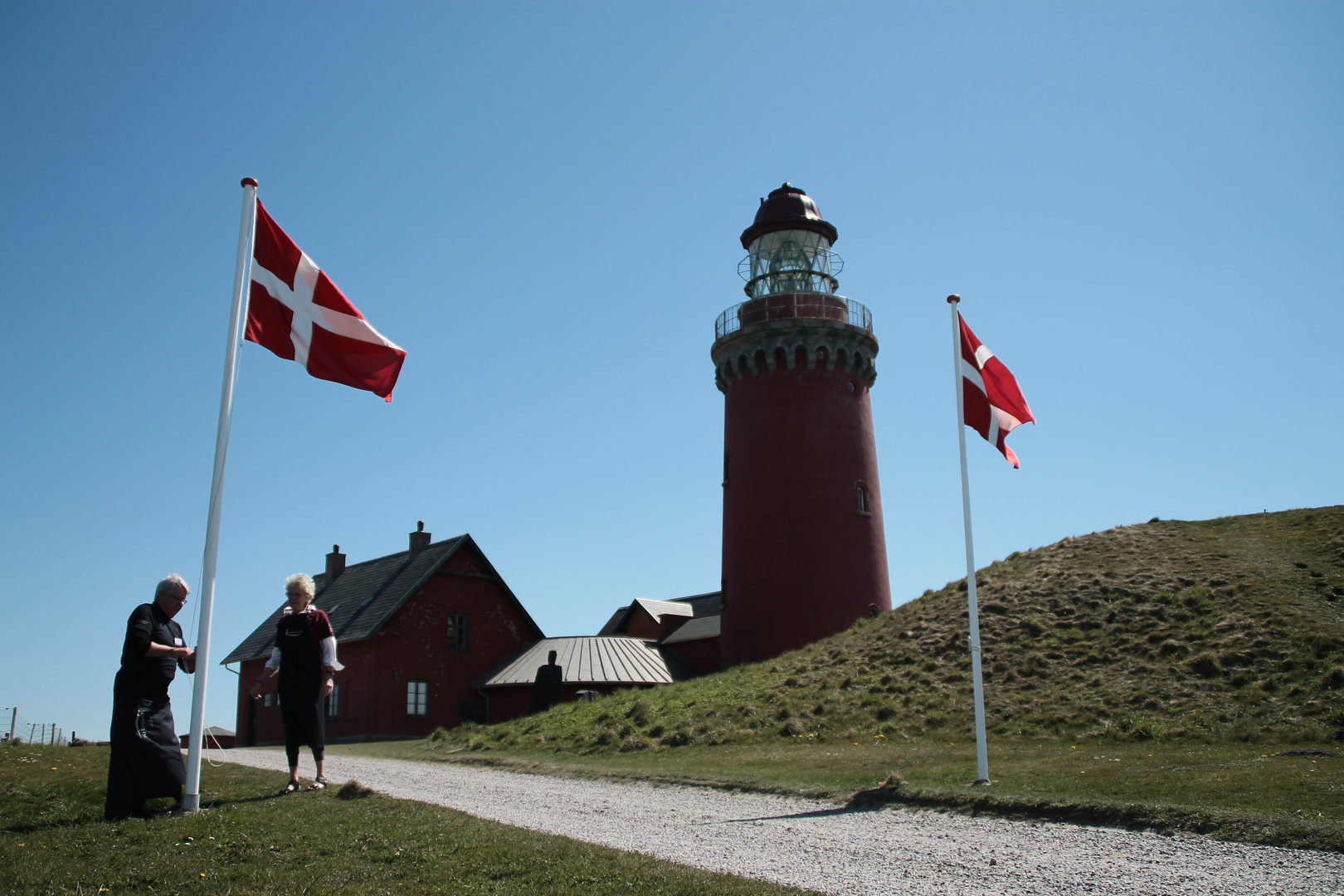 Bovbjerg Fyr Flaggenappell