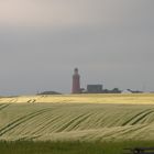 bovbjerg fyr von trans kirke aus gesehen - juli 2013