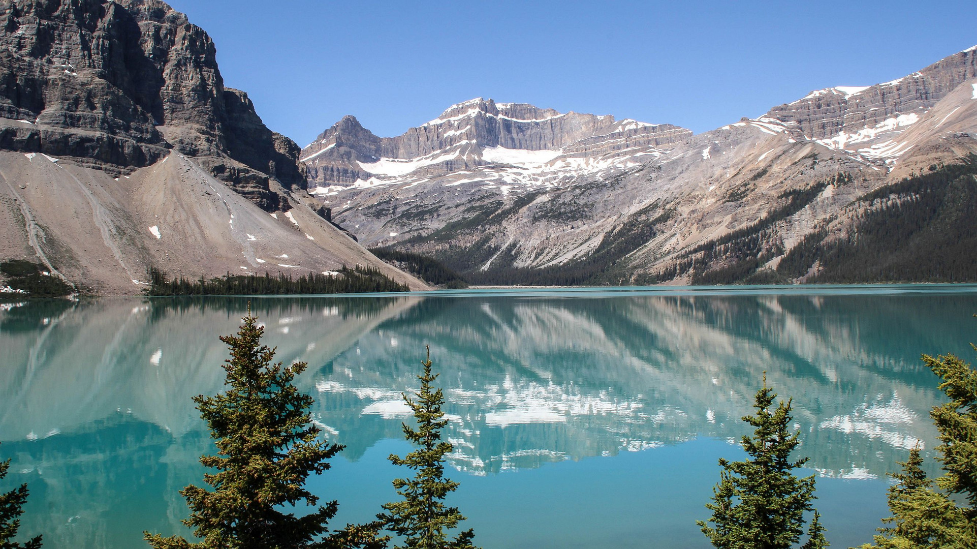 Bow Lake am Icefield Parkway/Reload