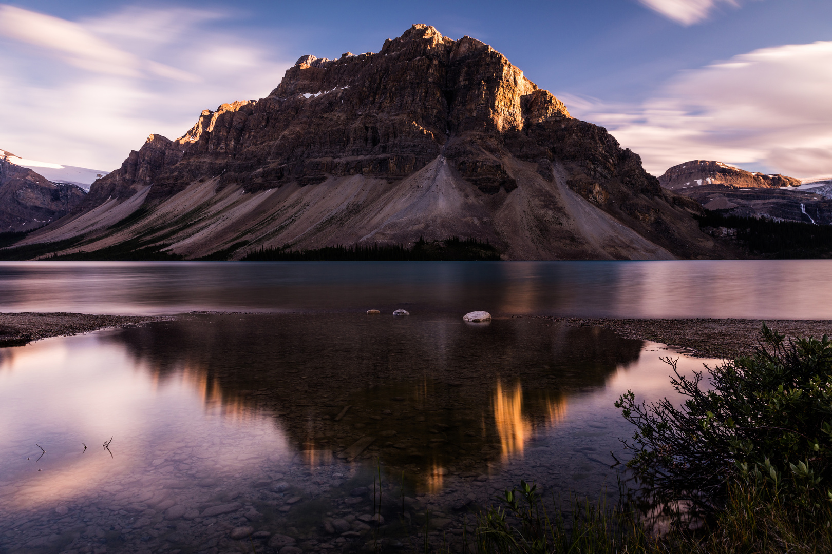 Bow Lake sunset