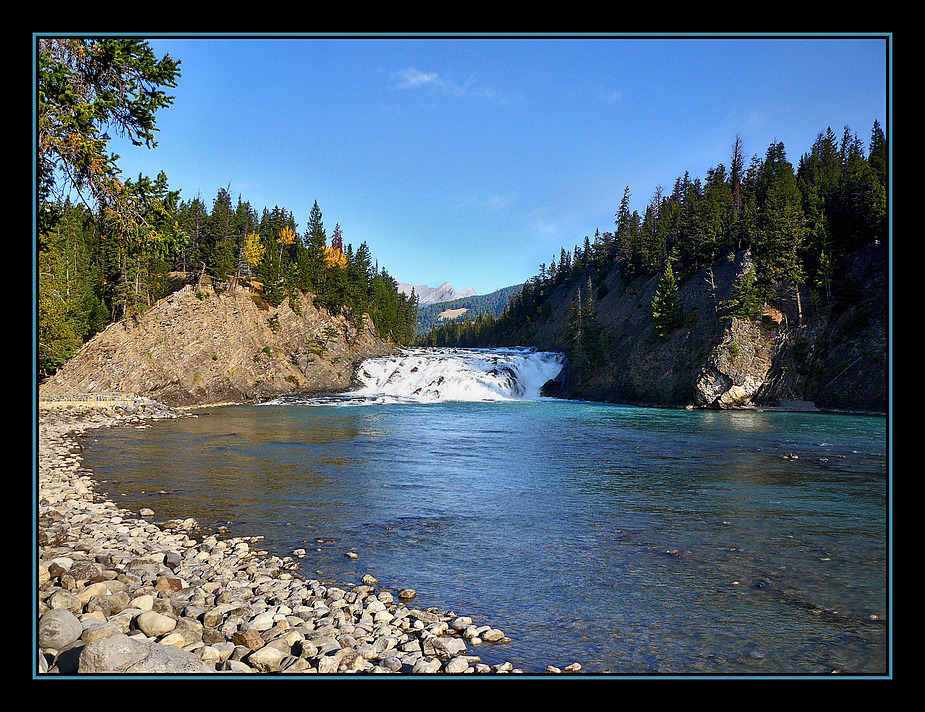 Bow River Falls in Banff