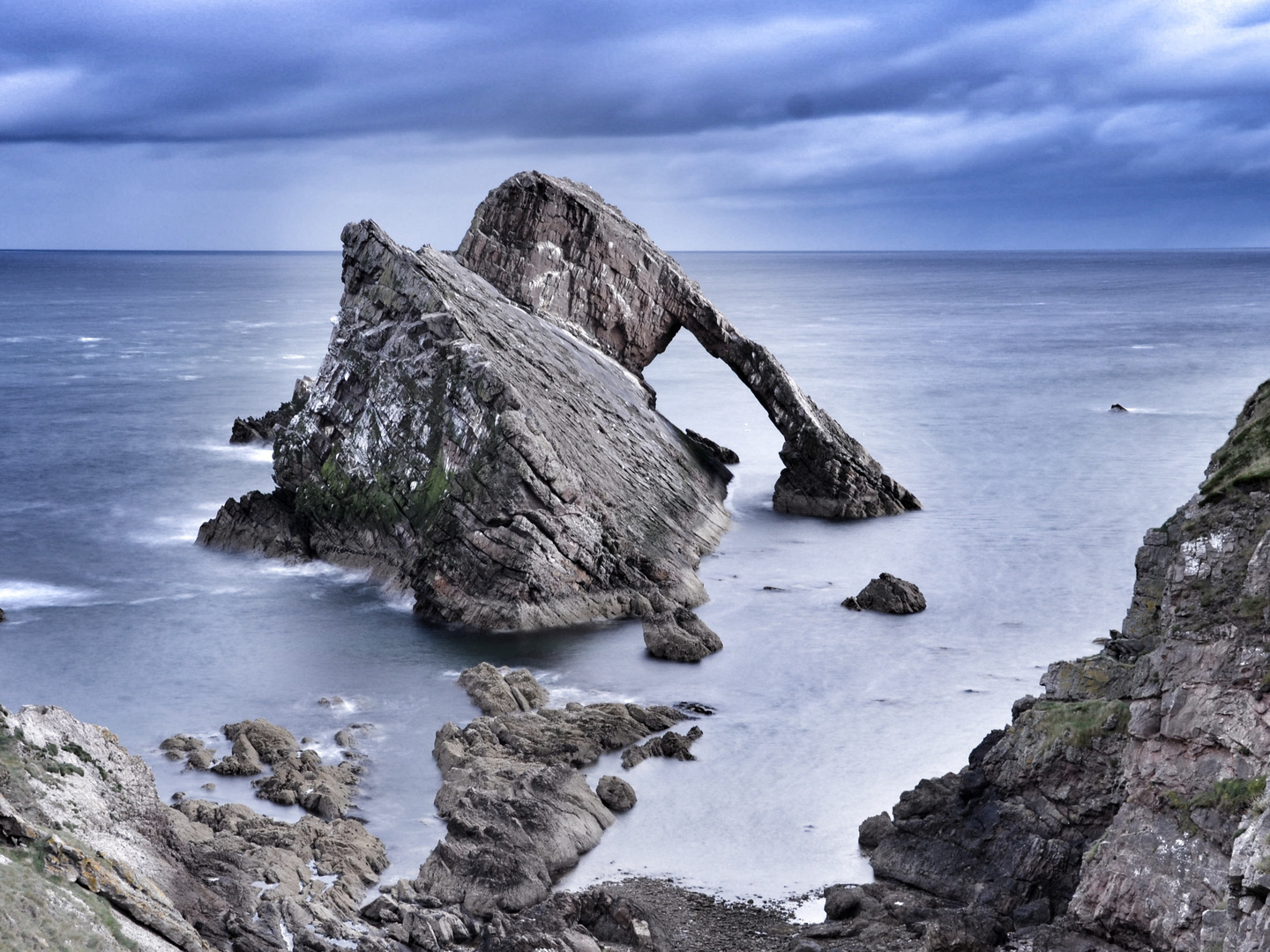 Bowfiddle Rock Scotland