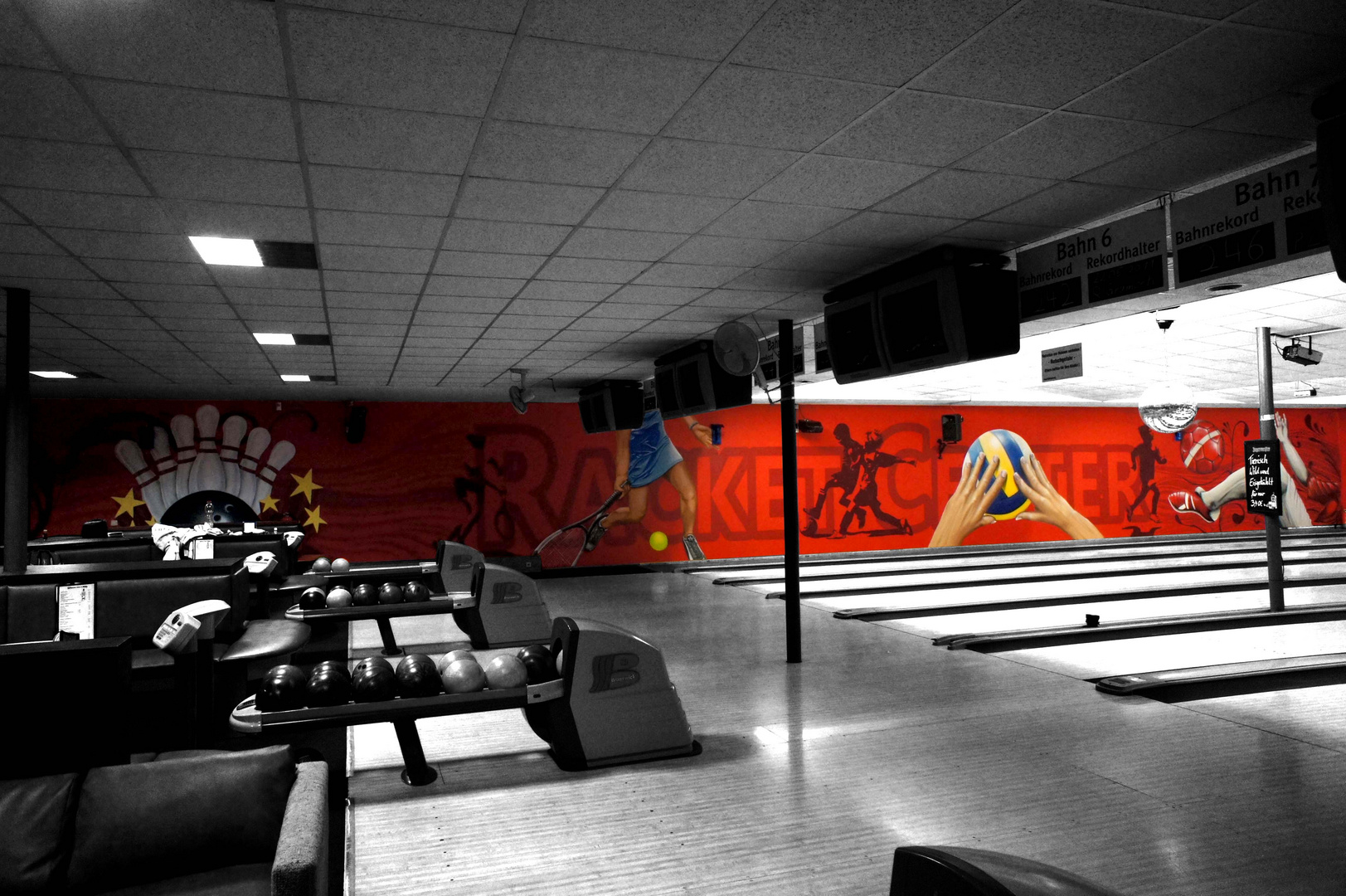 BowlingBahnGestaltung Foto & Bild | bearbeitungs - techniken