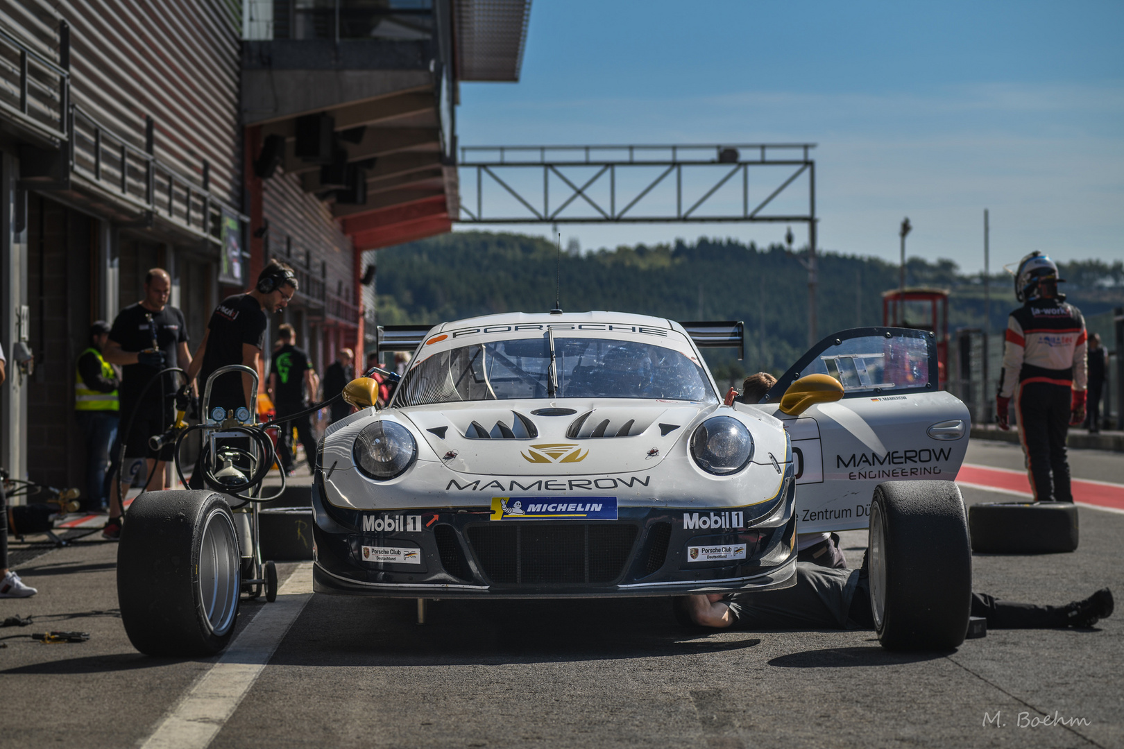 Boxengasse Porsche GT3 Cup