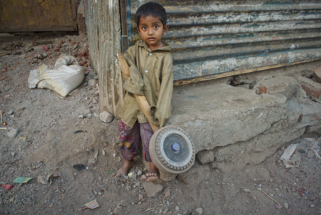 Boy and A Wheel