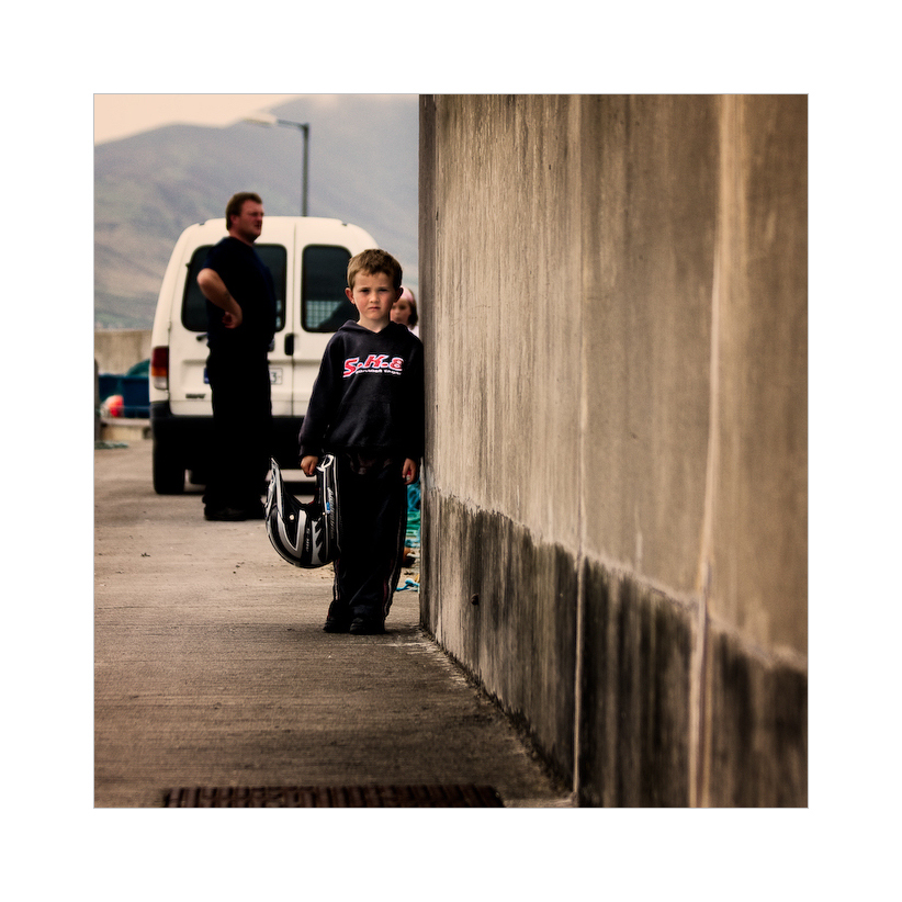 Boy at the pier