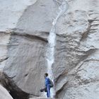 Boy at Waterfall