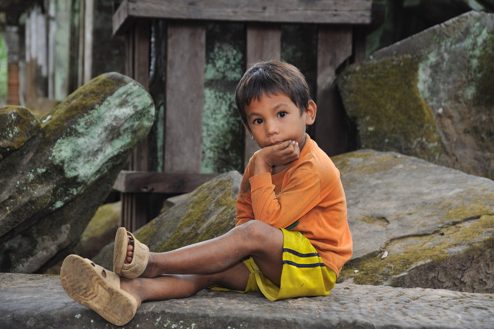 Boy from Koker Temple