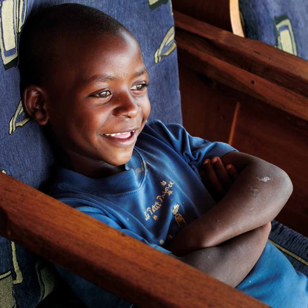 Boy in an orphanage, Rwanda