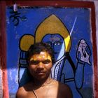 Boy in Brindavan, India