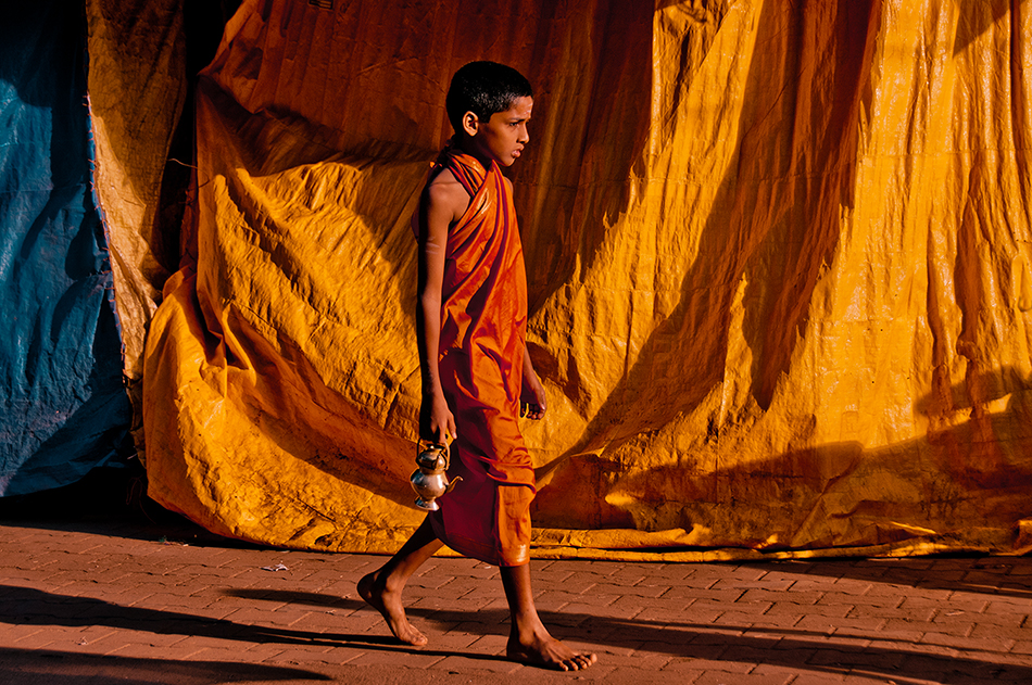 Boy in orange