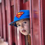 boy on a train